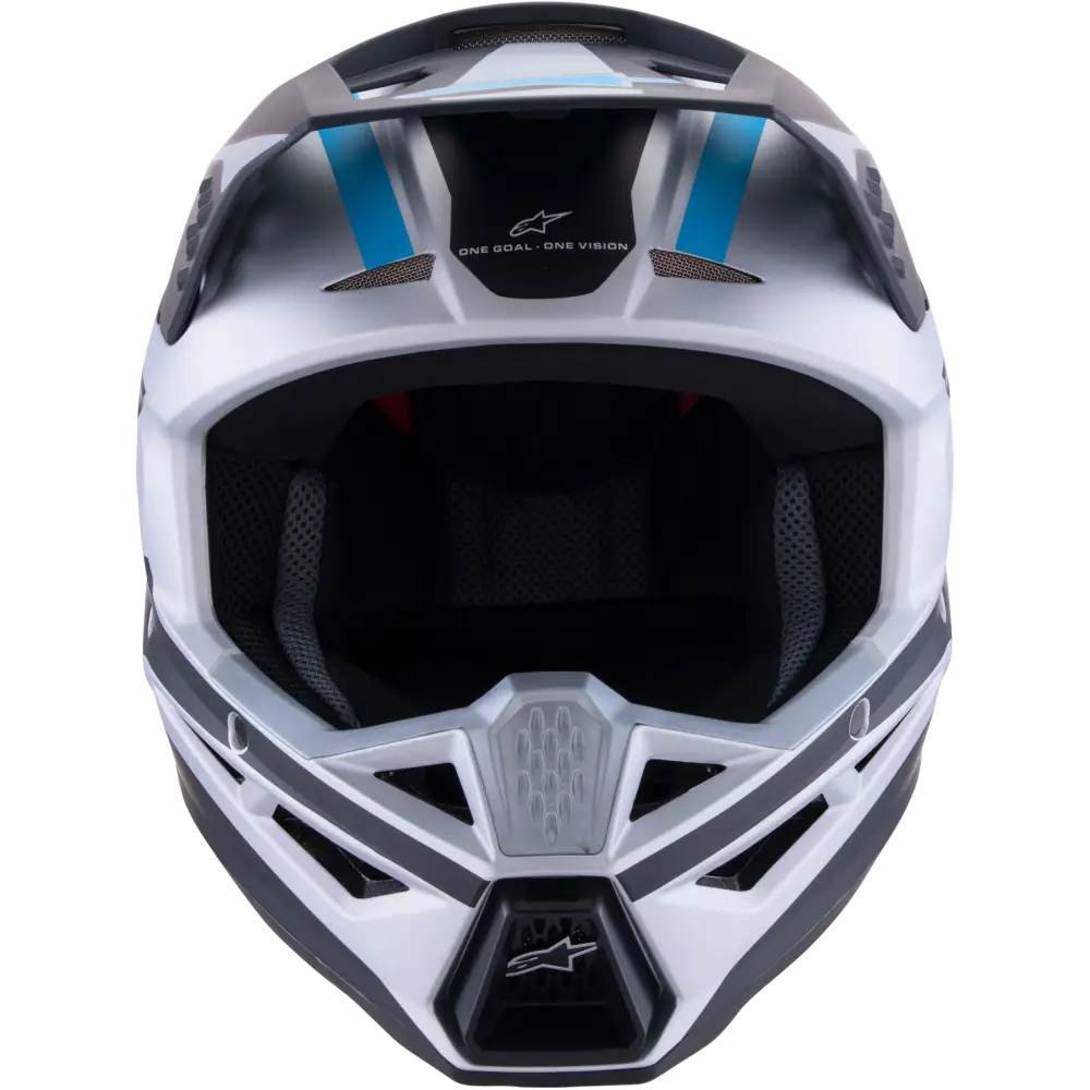 Sm3 Heat Helmet Silver/Blue/Black Matt 2x