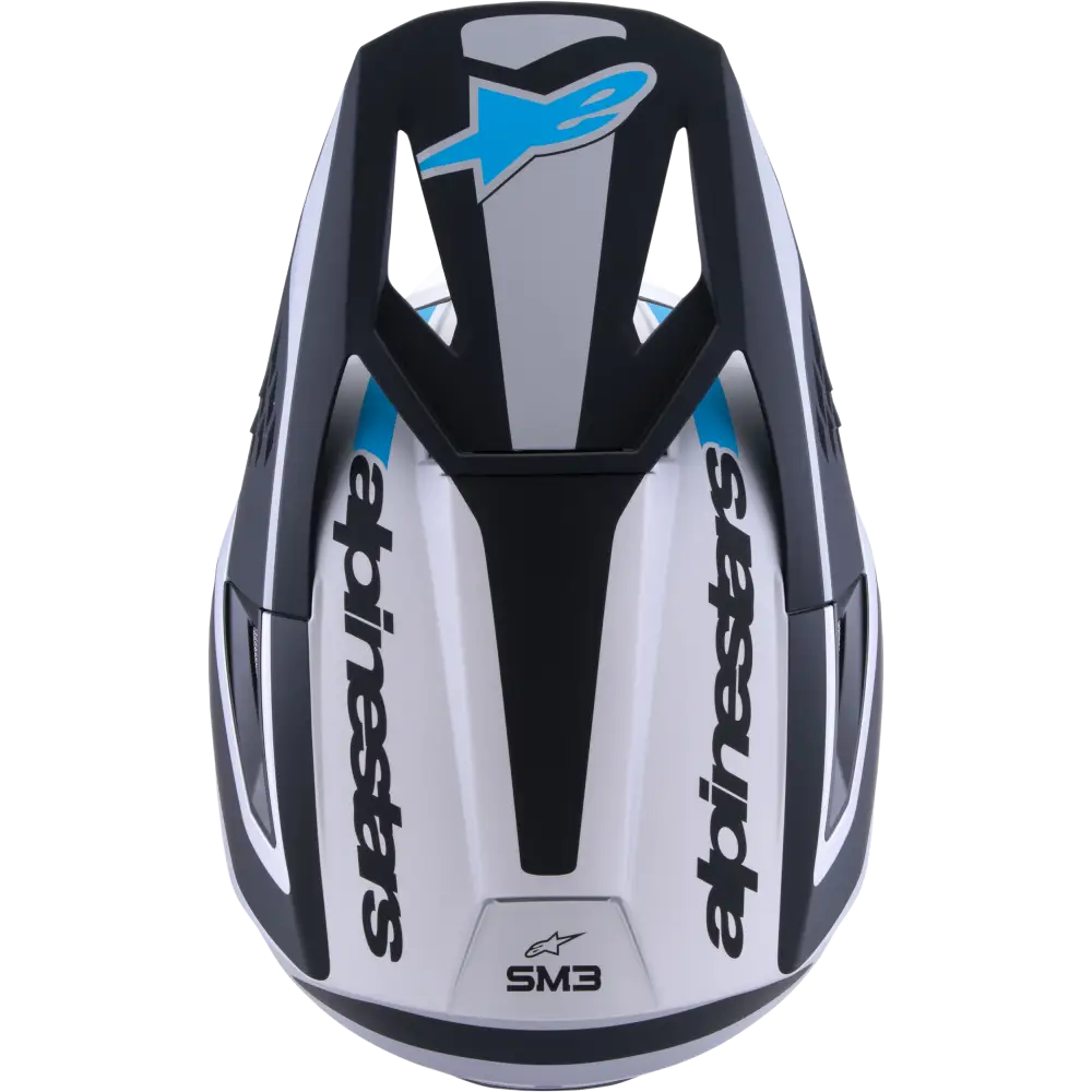 Sm3 Heat Helmet Silver/Blue/Black Matt 2x