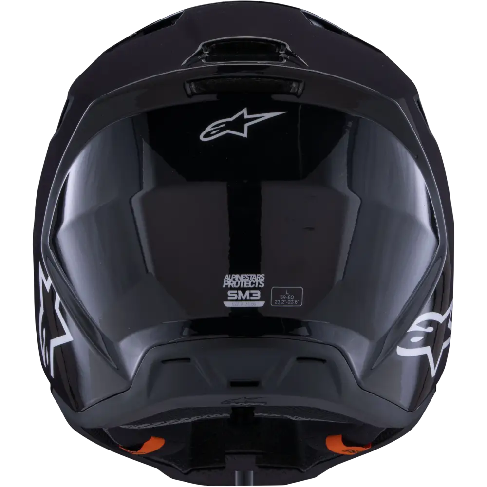 Sm3 Solid Helmet Black Glossy 2x