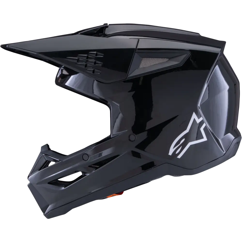 Sm3 Solid Helmet Black Glossy Xl