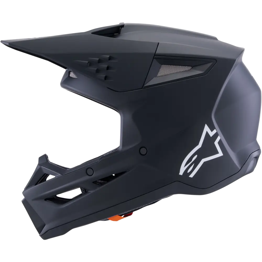 Sm3 Solid Helmet Black Matt Lg