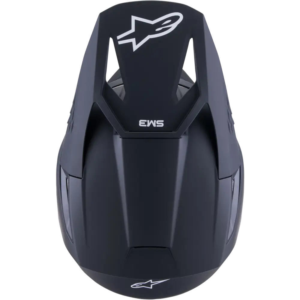 Sm3 Solid Helmet Black Matt Lg