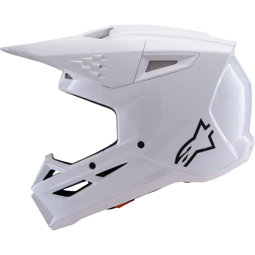 Sm3 Solid Helmet White Glossy 2x