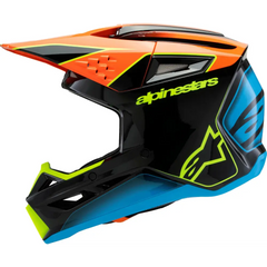 Sm3 Youth Fray Helmet Blk/Orng/Ylw Fluo Yl