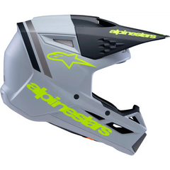 Sm3 Youth Radium Helmet Gry/Blk/Ylw Fluo Matte Yl