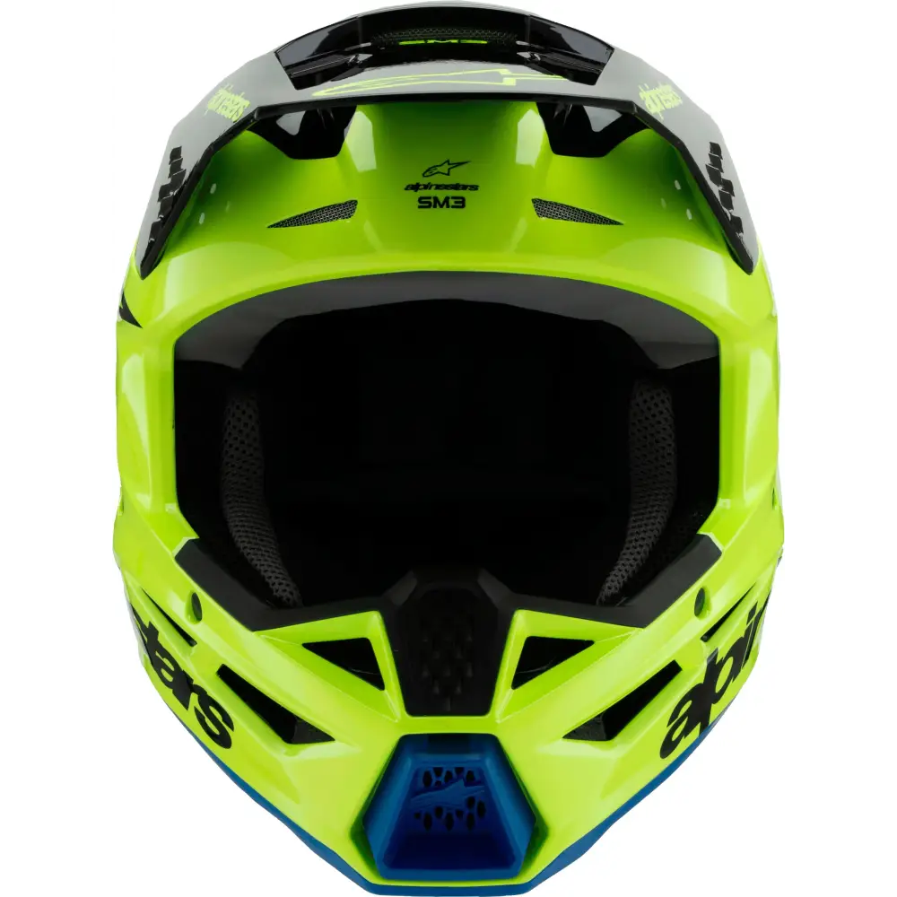 Sm3 Youth Radium Helmet Ylw Fluo/Blk/Blue Yl