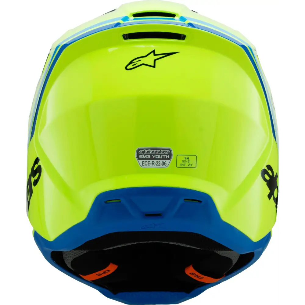 Sm3 Youth Radium Helmet Ylw Fluo/Blk/Blue Yl