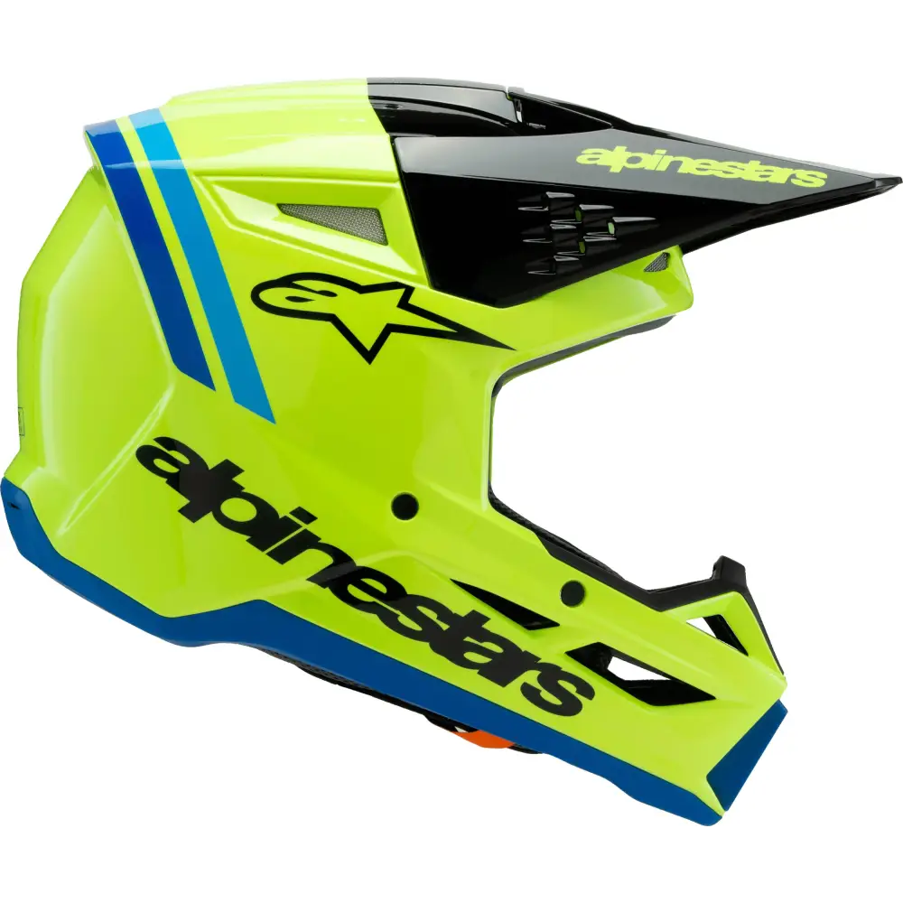 Sm3 Youth Radium Helmet Ylw Fluo/Blk/Blue Ys