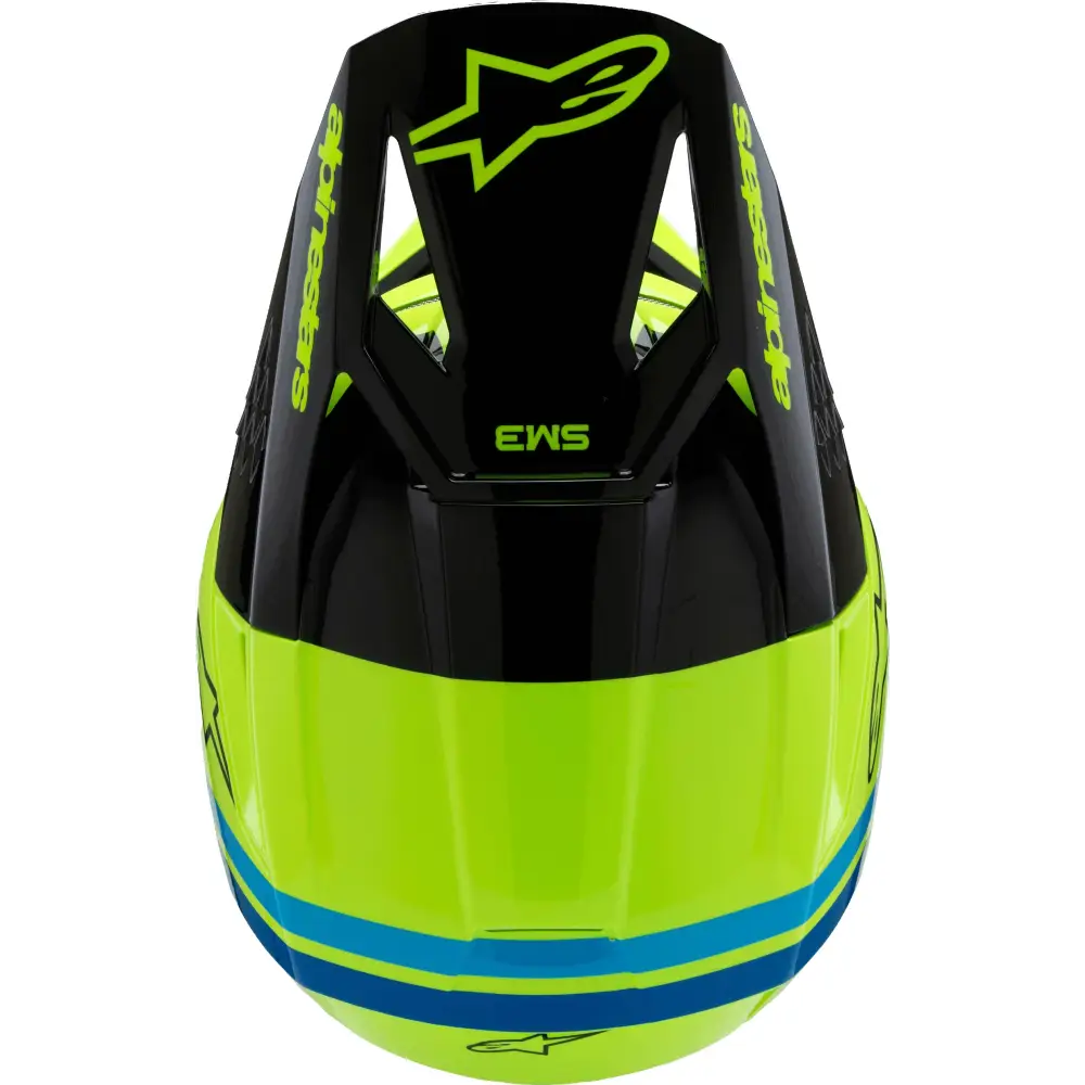 Sm3 Youth Radium Helmet Ylw Fluo/Blk/Blue Ys