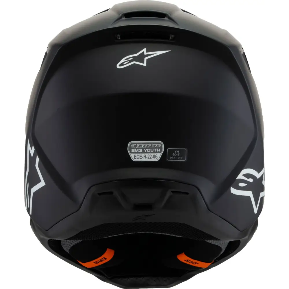 Sm3 Youth Solid Helmet Black Matte Yl