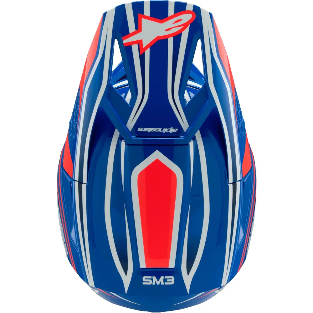 Sm3 Youth Wurx Helmet Blue/Red/Wht/Blk Yl