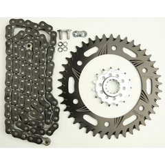 Sprocket/Chain Kit Stl/Alu 15/42t Blk Rx3 520 106l Blk