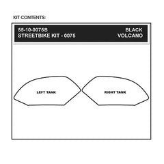 STOMPGRIP Traction Kit - Black - Aprilia 55-10-0075B