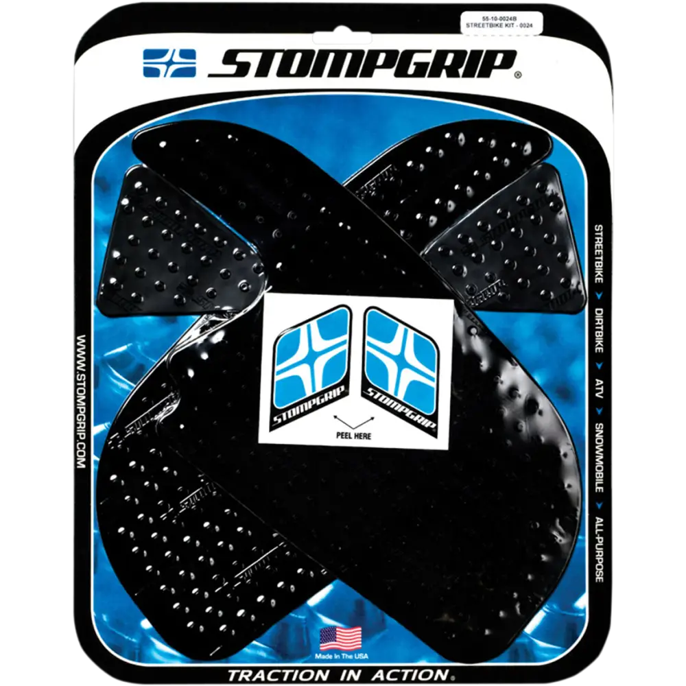 STOMPGRIP Traction Kit - Black - Honda 55-10-0024B