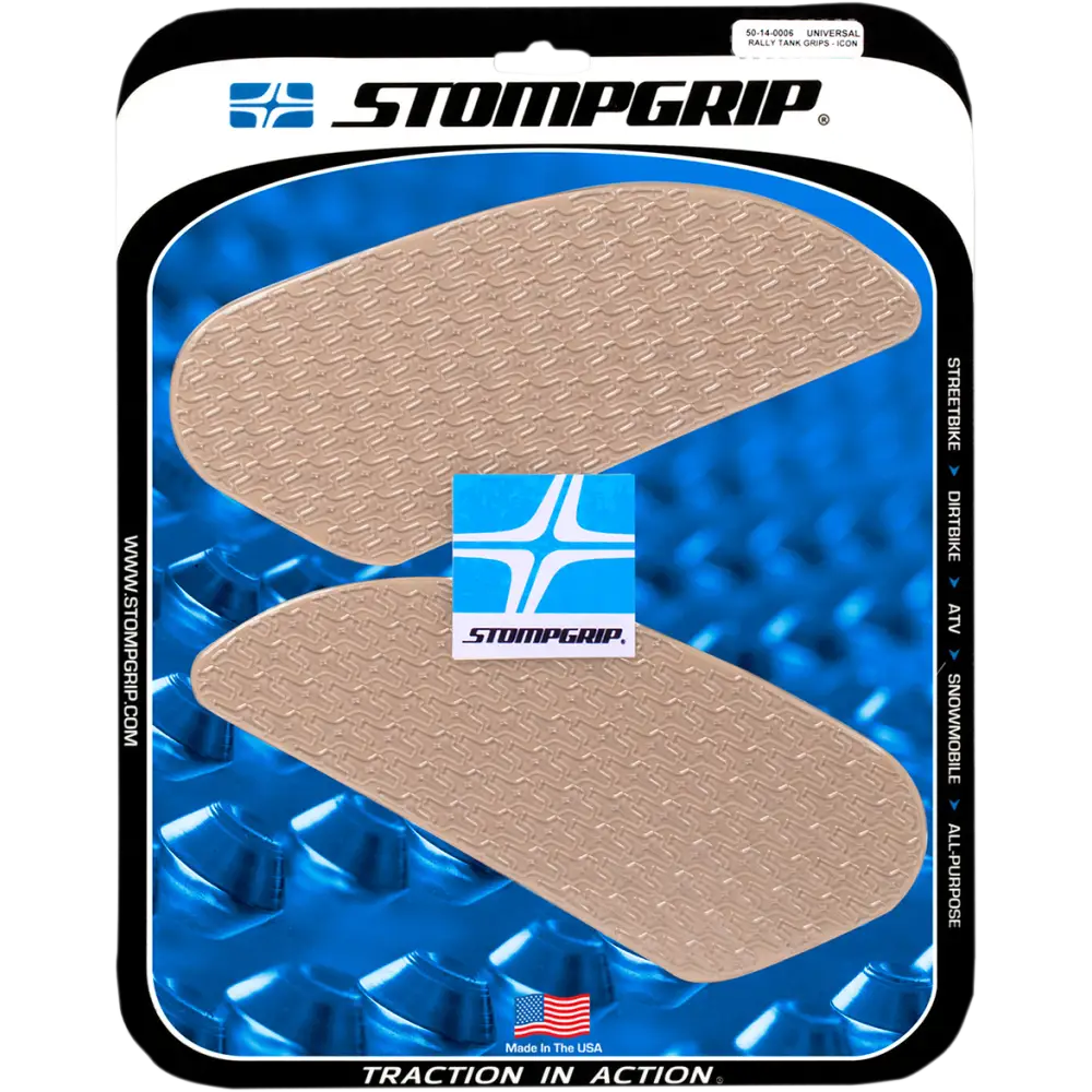 STOMPGRIP Traction Kit - Rally Tank Grips - Clear 50-14-0006C