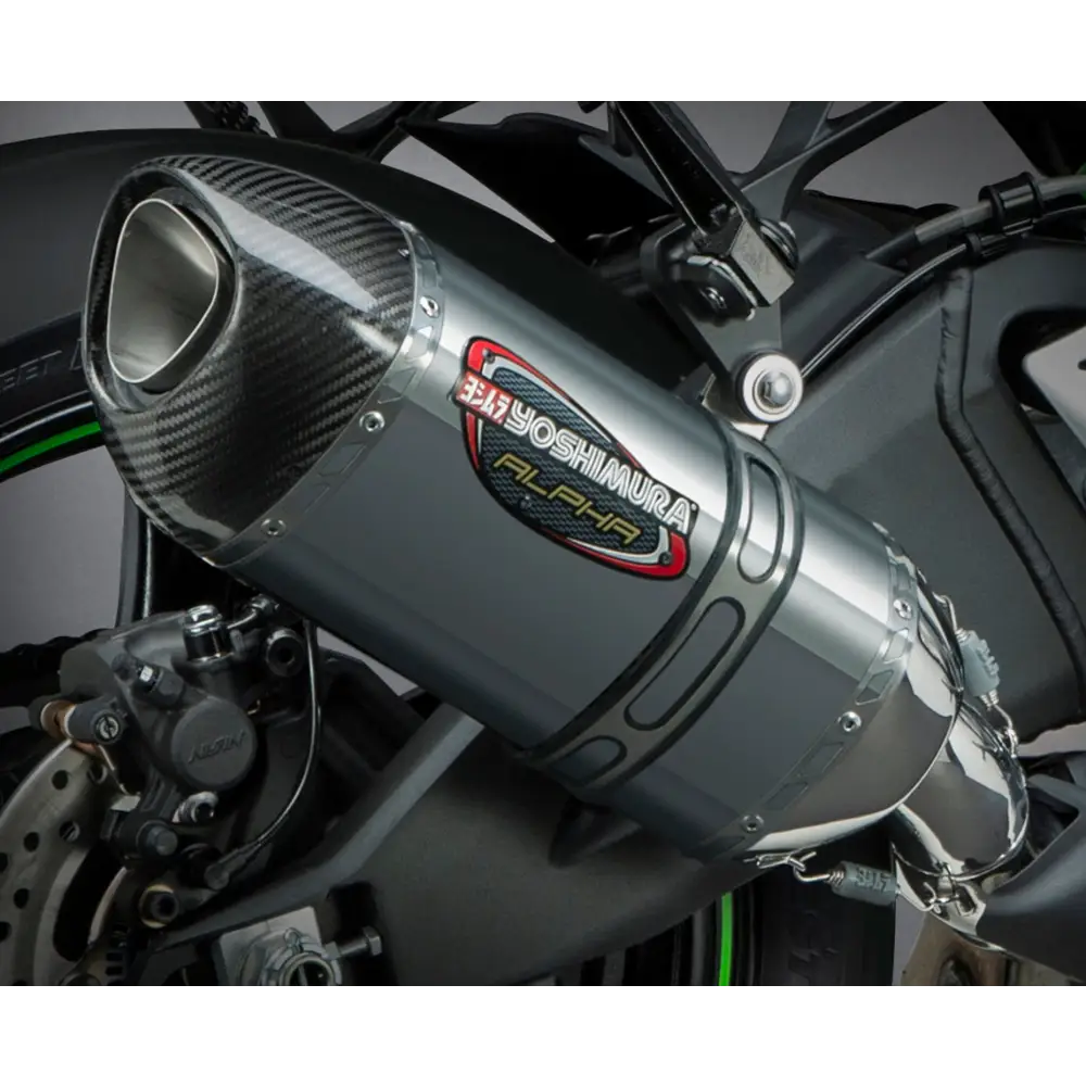 Street Alpha Slip On Exhaust Ss Ss Cf