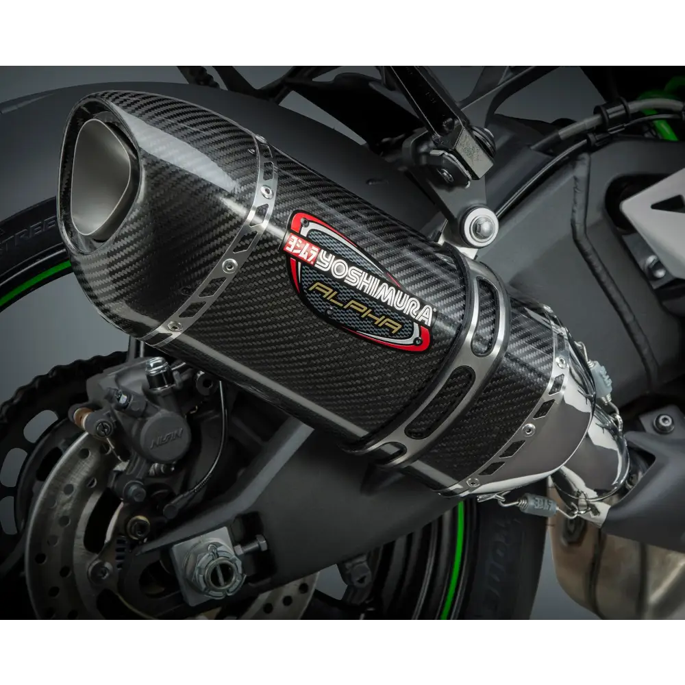 Street Alpha Slip On Exhaust Ss Cf Cf