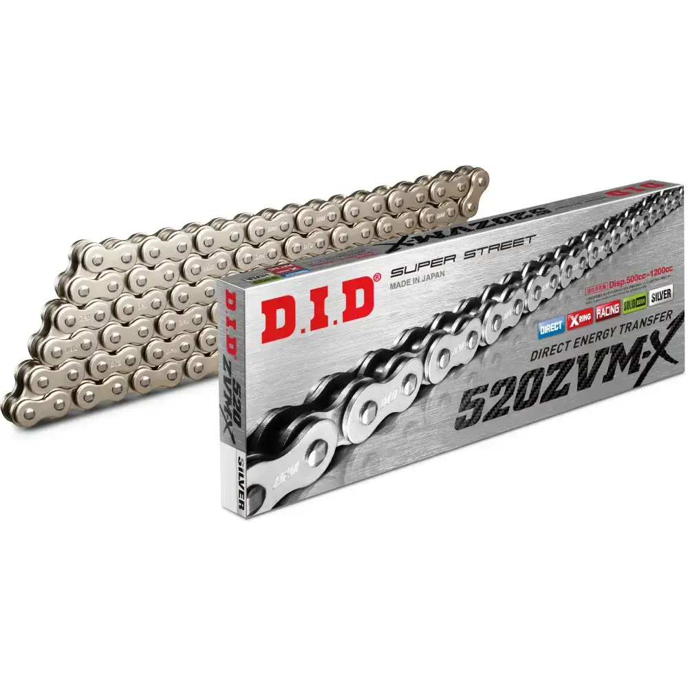 Super Street 520zvmxs 100l X Ring Chain Nickel