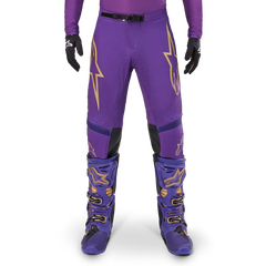 Supertech Le Champ Pants Ultraviolet/Gold/Black Sz 40