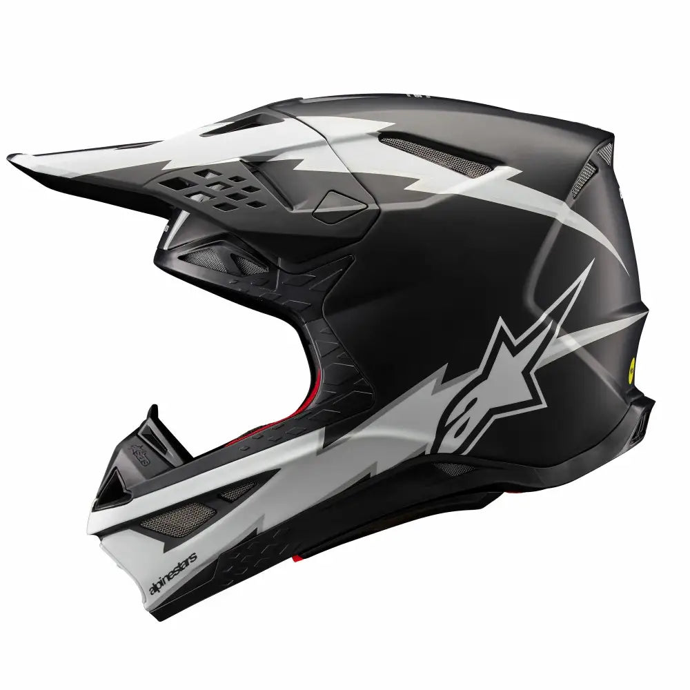 Supertech S M10 Ampress Helmet Black/White Matt 2x