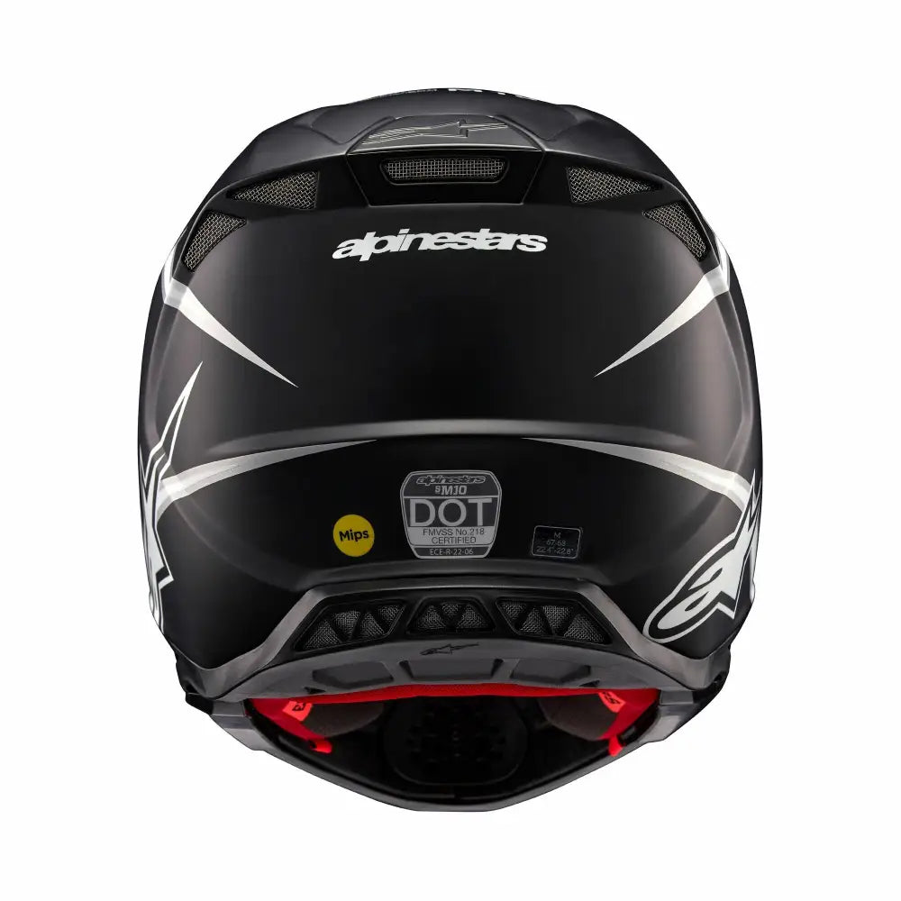 Supertech S M10 Ampress Helmet Black/White Matt 2x