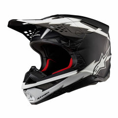 Supertech S M10 Ampress Helmet Black/White Matt Md
