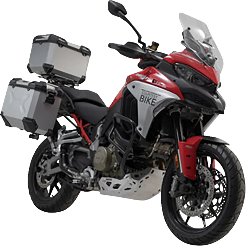 SW-MOTECH Adventure Luggage System - Silver - Ducati Multistrada V4 '21-'24 ADV.22.822.75100/S