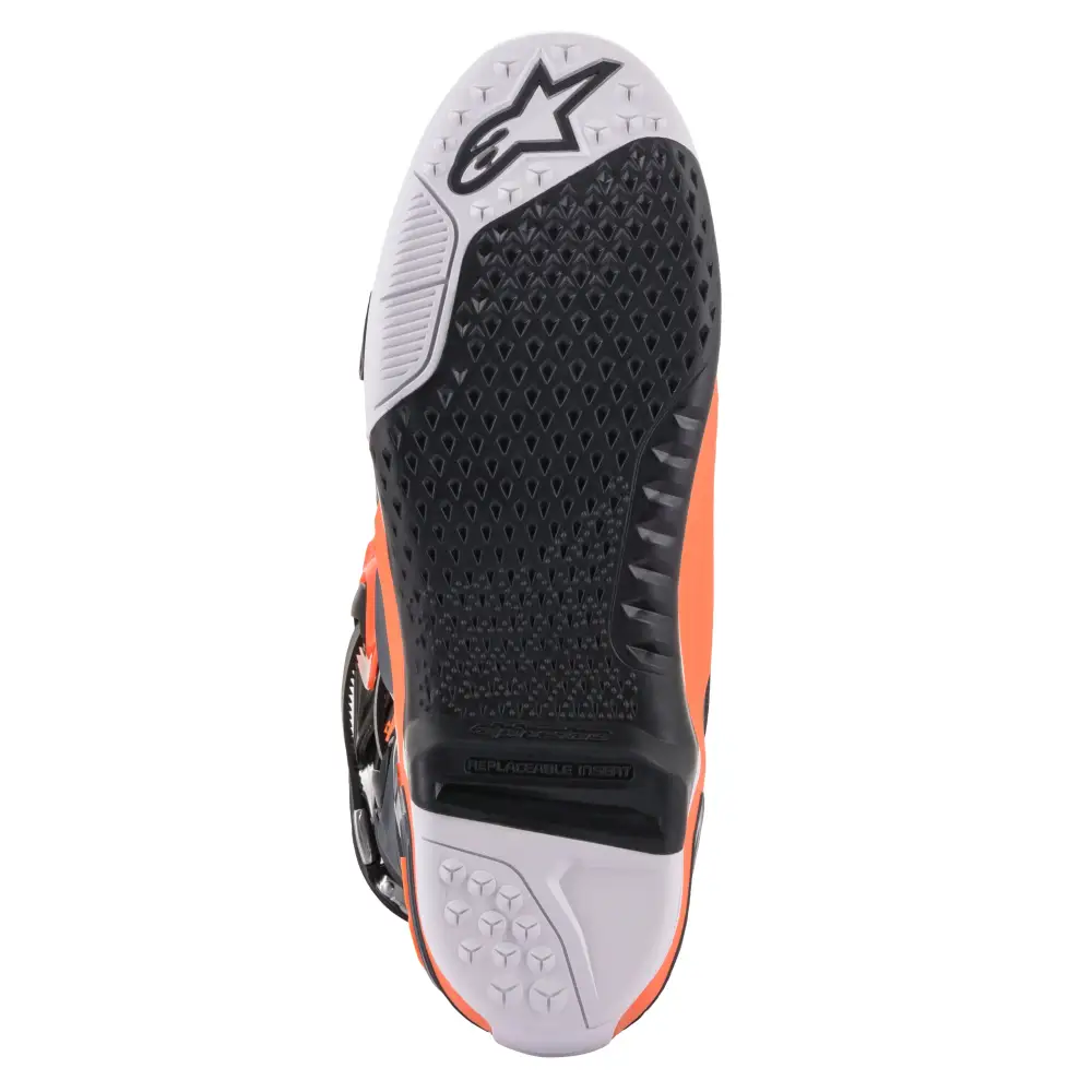 Tech 10 Boots Cool Grey/Orange Fluo Sz 09