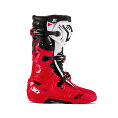 Tech 10 Enduro Boots Bright Red/Black/White 9