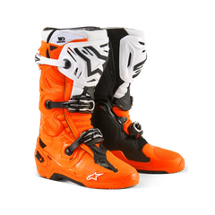 Tech 10 Enduro Boots Orange Fluo/Black/White 8