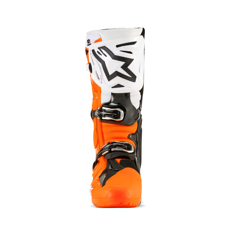 Tech 10 Enduro Boots Orange Fluo/Black/White 8
