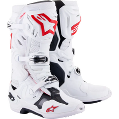 Tech 10 Supervented Boots White/Bright Red Sz 7