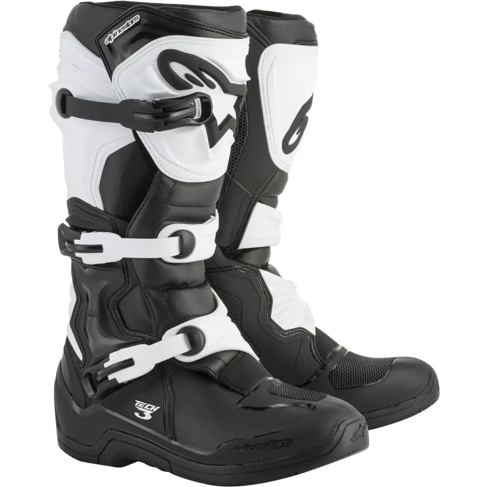Tech 3 Boots Black/White Sz 06