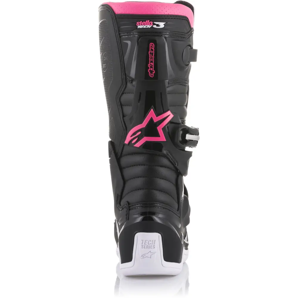 Tech 3 Stella Boots Black/White/Pink Sz 07