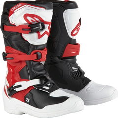 Tech 3s Youth Boots Wht/Blk/Bt Red Sz 3