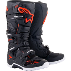 Tech 7 Enduro Boots Black/Red Fluo Sz 16