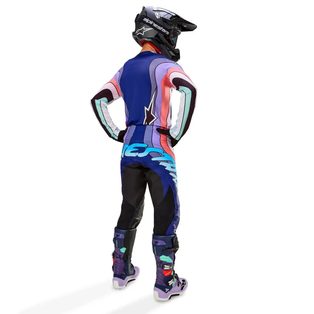 Techstar Le Imperial Pants Double Purple/Blue/Black Sz 34