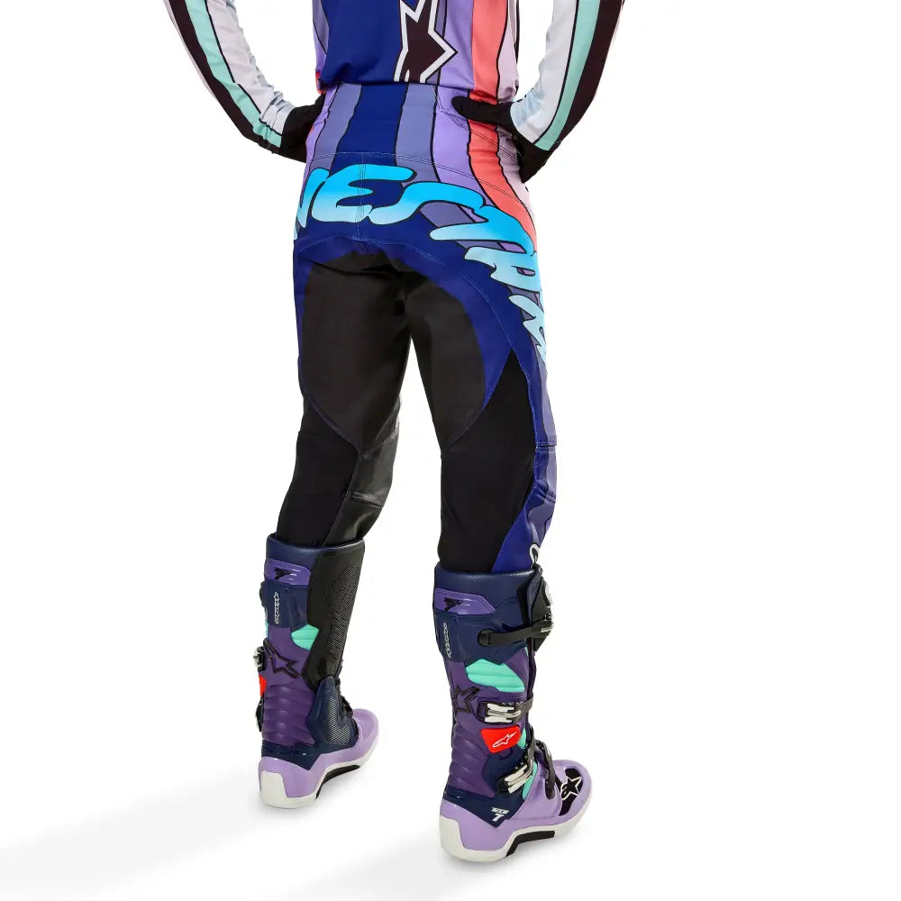 Techstar Le Imperial Pants Double Purple/Blue/Black Sz 38