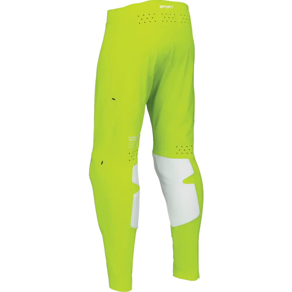 THOR Youth SPORTMODE Riot Pants - White/Acid - 24 2903-2570