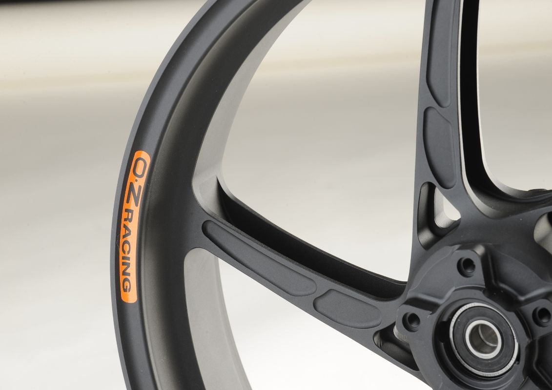 OZ Piega Forged Aluminum Wheel Set for 2011-2015 Triumph Speed Triple/ABS - 17x3 Front, 17x6 Rear