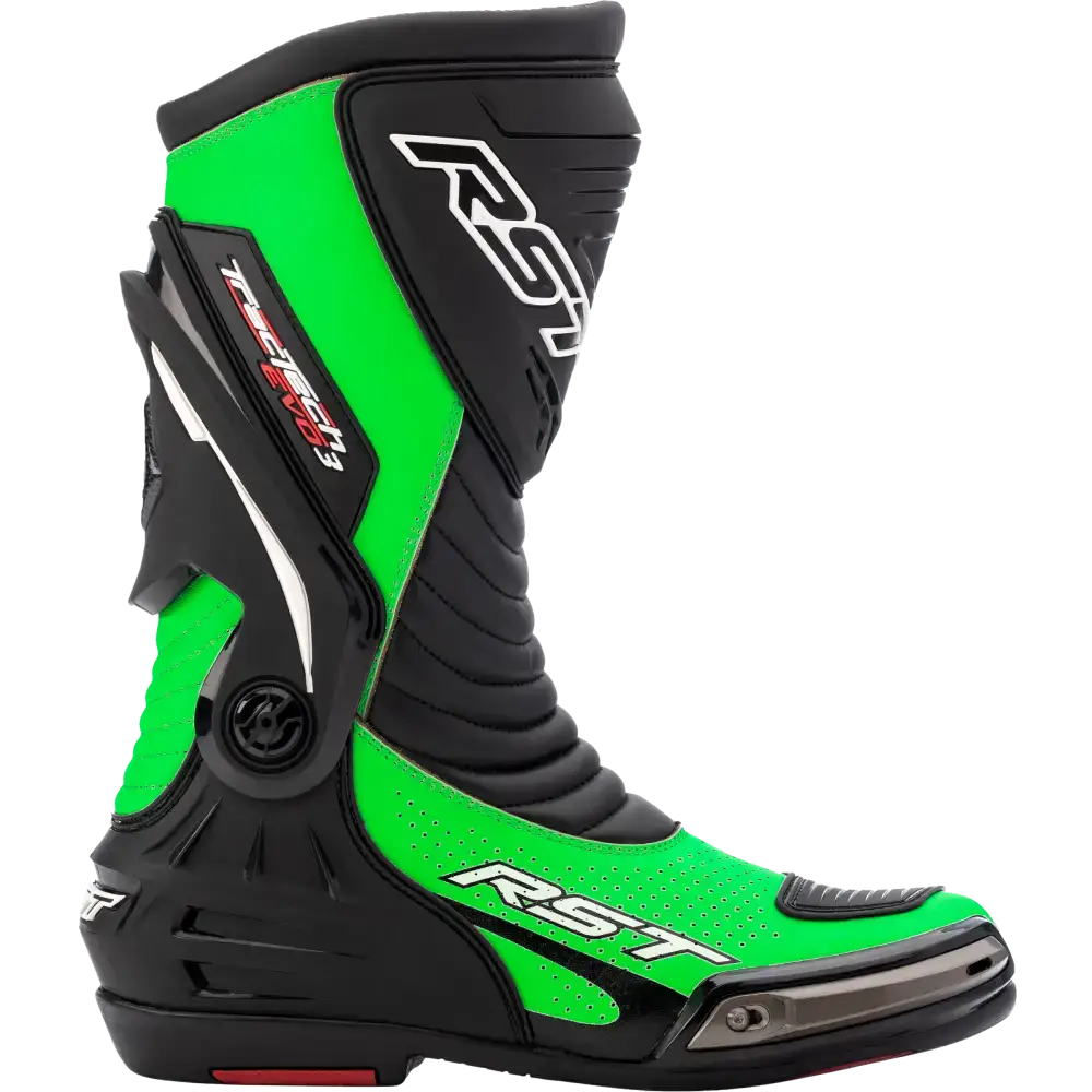 Tractech Evo Iii Sport Ce Boot Neon Green / Black  Sz 7