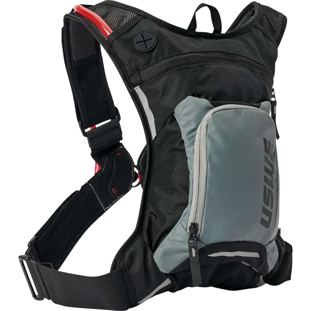 USWE Moto Hydration Pack - 3L - Carbon Black/Gray 203059001