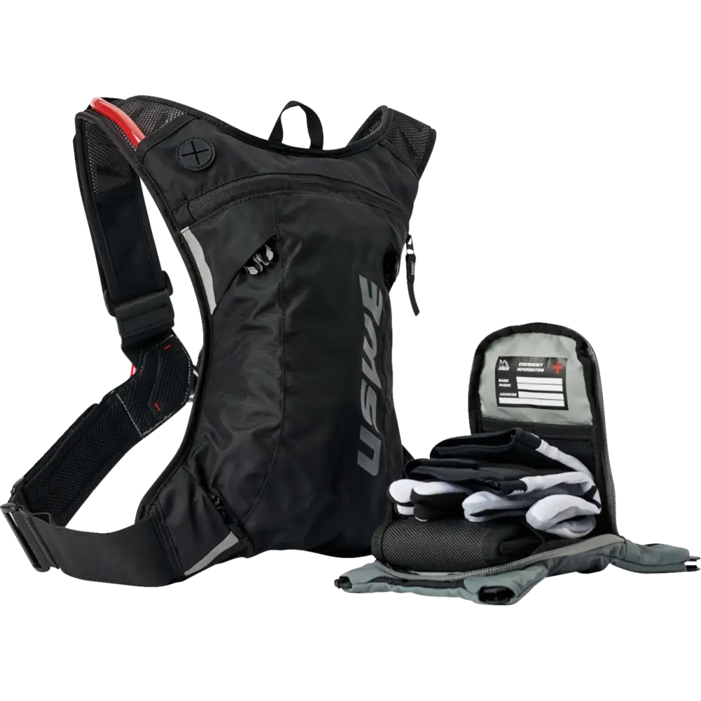 USWE Moto Hydration Pack - 3L - Carbon Black/Gray 203059001