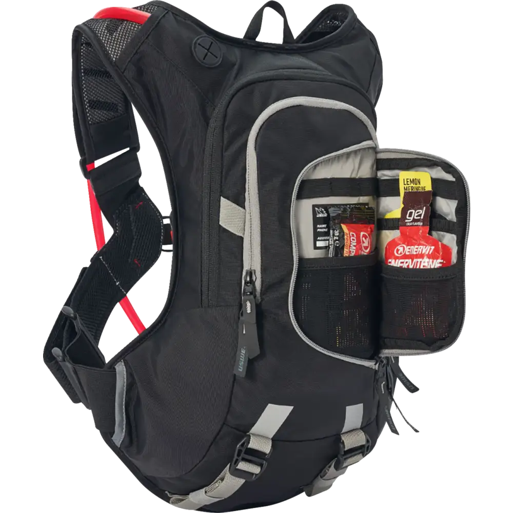 USWE Moto Hydration Pack - 12L - Carbon Black 2123401