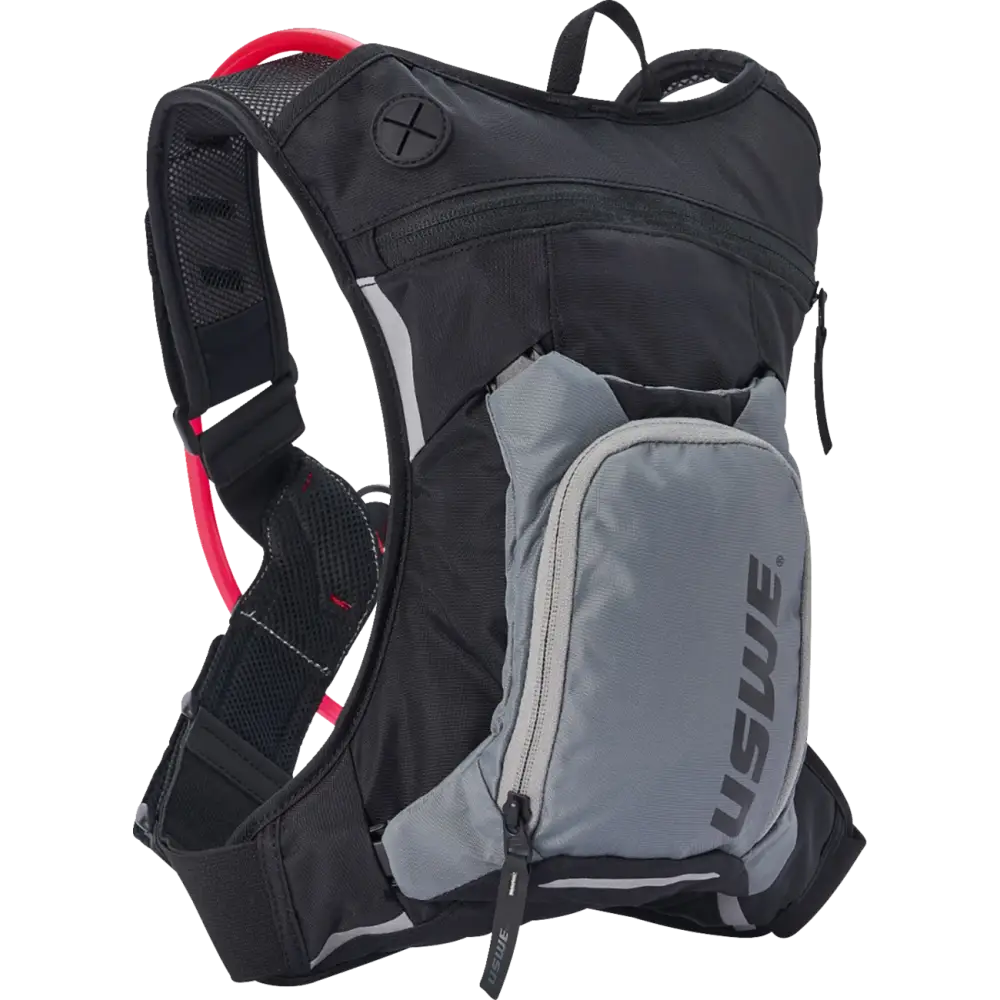 USWE Moto Hydration Pack - 3L - Carbon Black/Gray 2033401