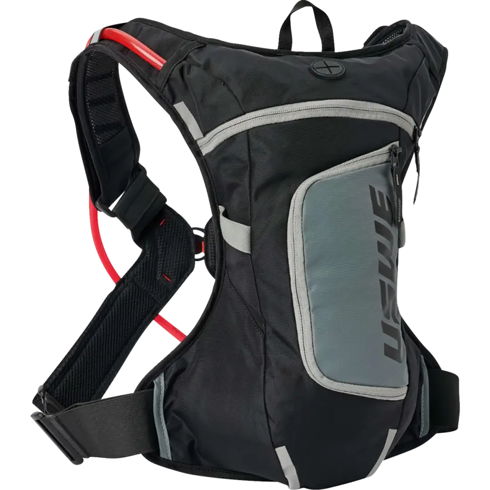 USWE Moto Hydration Pack - 4L - Black/Gray 204059001