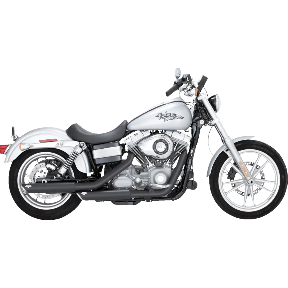VANCE & HINES 3" Twin Slash Slip-On Muffler - Black 46838