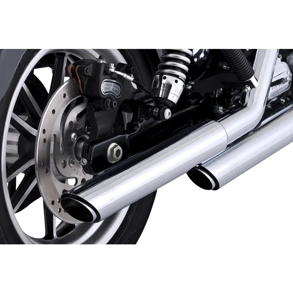 VANCE & HINES 3" Twin Slash Slip-On Muffler - Chrome 16337