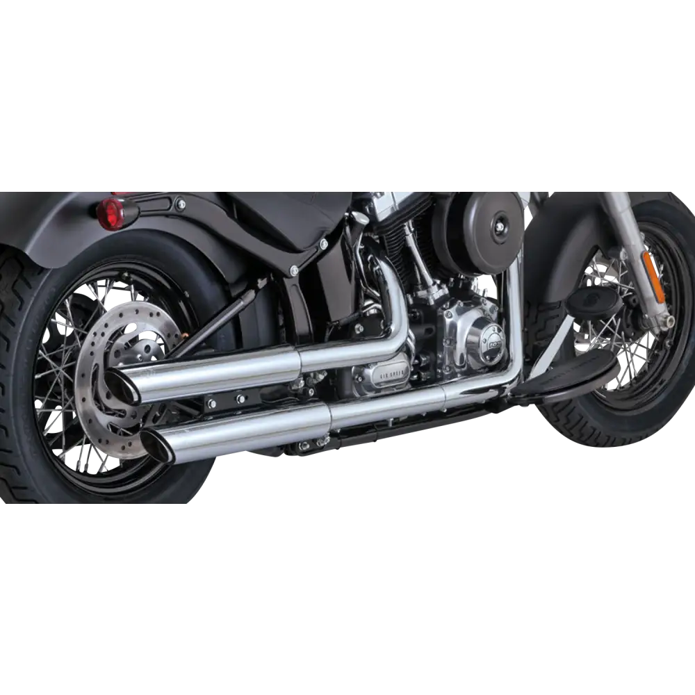 VANCE & HINES 3" Twin Slash Slip-On Muffler - Chrome 16341