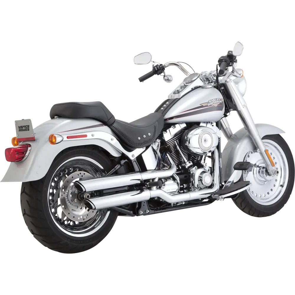 VANCE & HINES 3" Twin Slash Slip-On Muffler - Chrome 16343